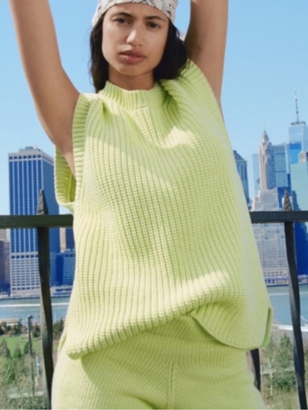 Zara knit top and shorts matching set - Picture 4 of 5